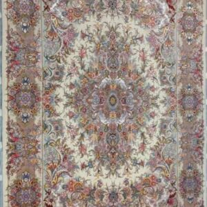 قالیچه خطیبی چله ابریشم 50 رج