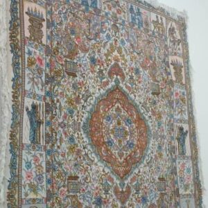 قالیچه نامی فهوری چله ابریشم 50رج