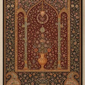 زرنیم محراب تمام ابریشم رج73